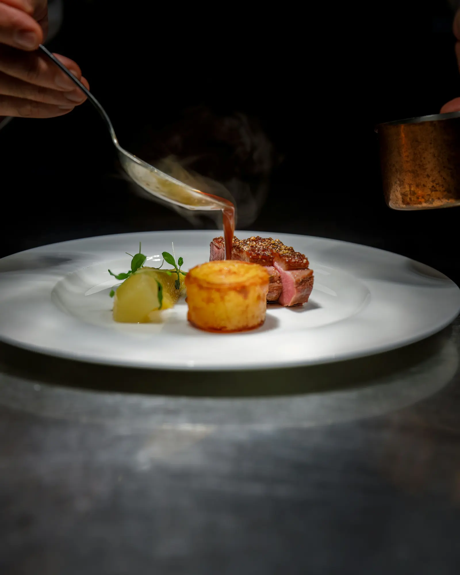 Avskild matsal för privata sällskap